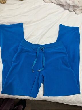 Blue Fleece Jogger Pants